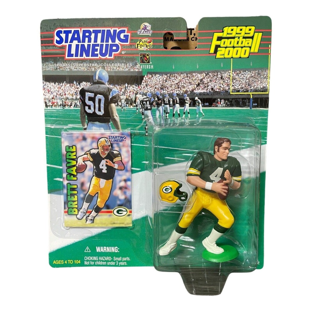 Brett Favre Starting Lineup Action Figure 1999-2000 Green Bay Packers NFL